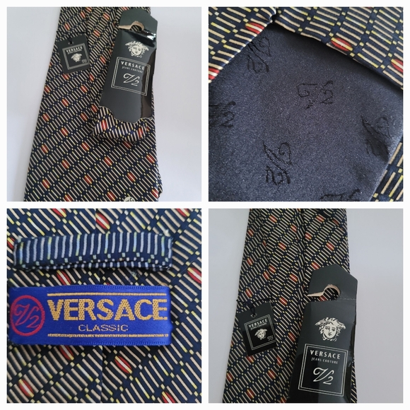 VERSACE TIE / NEW - Picture 3 of 5
